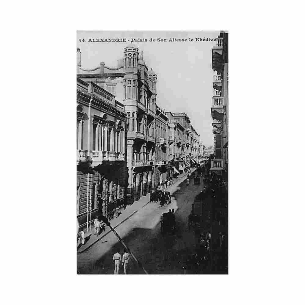 egypt alexandria khedival palace messageries maritimes 44 Vintage A4 Photo Print