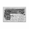 egypt alexandria panorama litho lit b 1619 Vintage A4 Photo Print
