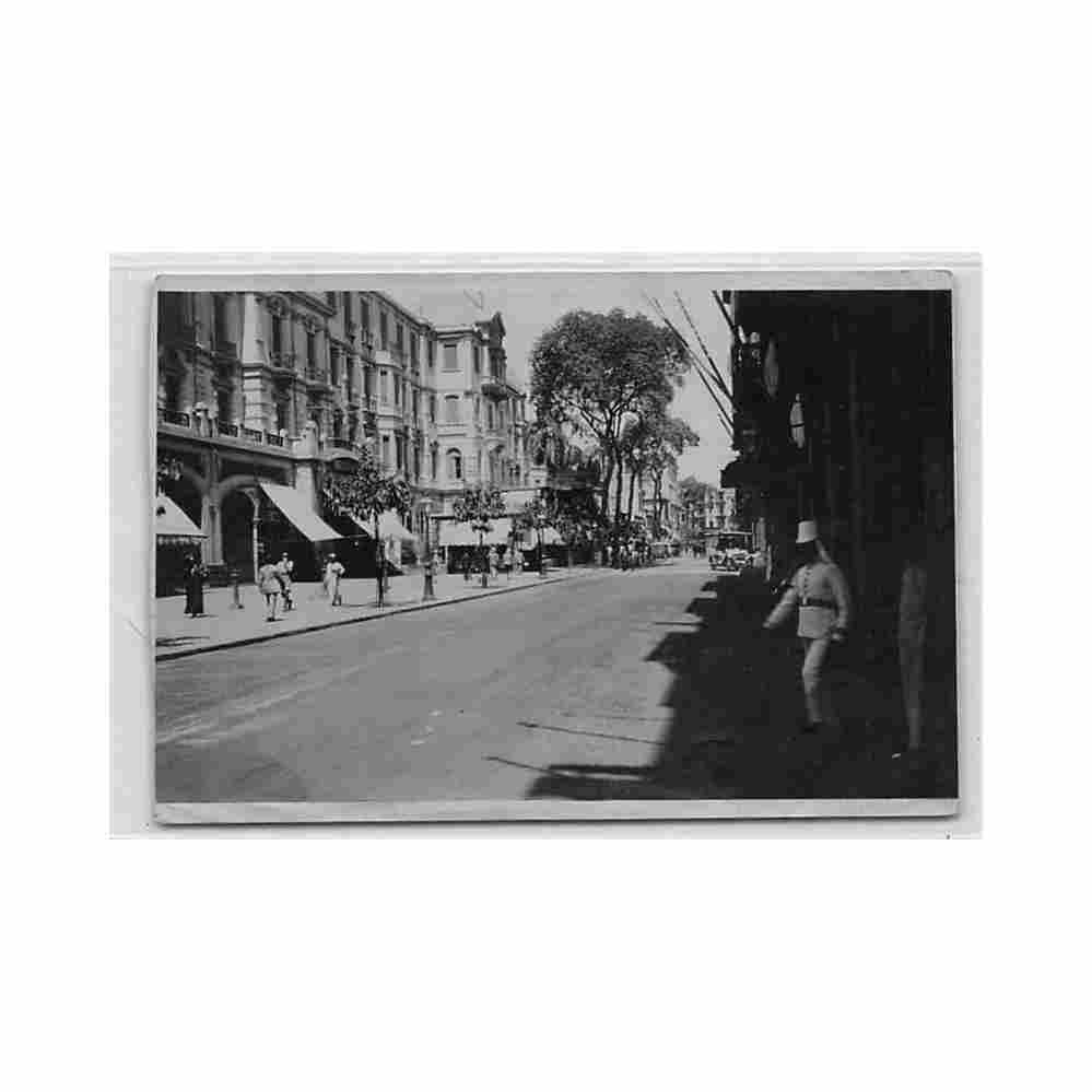 egypt alexandria rosette street Vintage A4 Photo Print