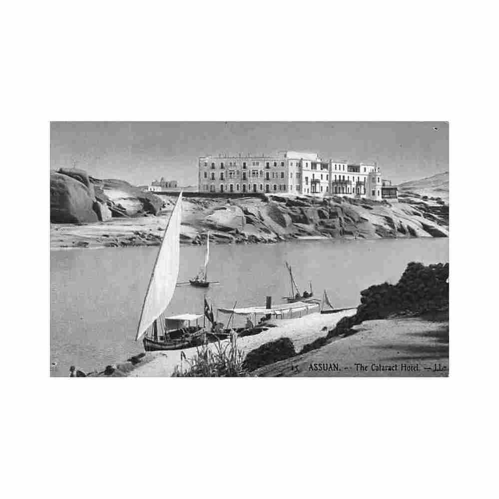 egypt aswan cataract hotel levy ll 15 Vintage A4 Photo Print