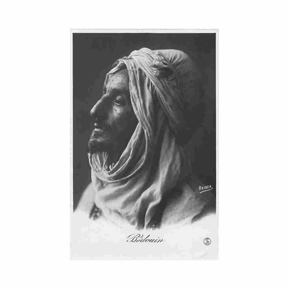 egypt bedouin reiser sip Vintage A4 Photo Print