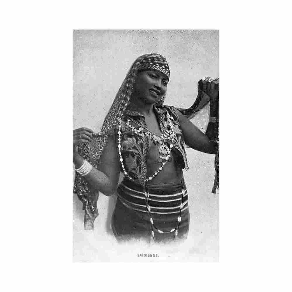 egypt belly dancer Vintage A4 Photo Print