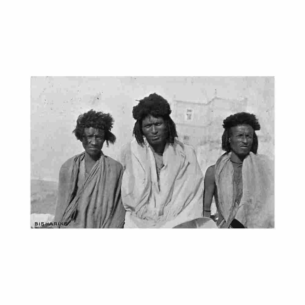 egypt bishari tribesmen the egyptian gazette Vintage A4 Photo Print