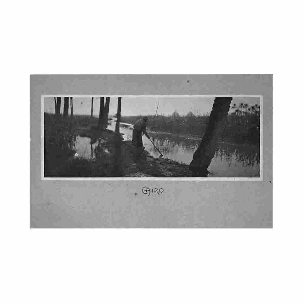 egypt cairo a canal at sunset b edelstein co serie i n 10 Vintage A4 Photo Print