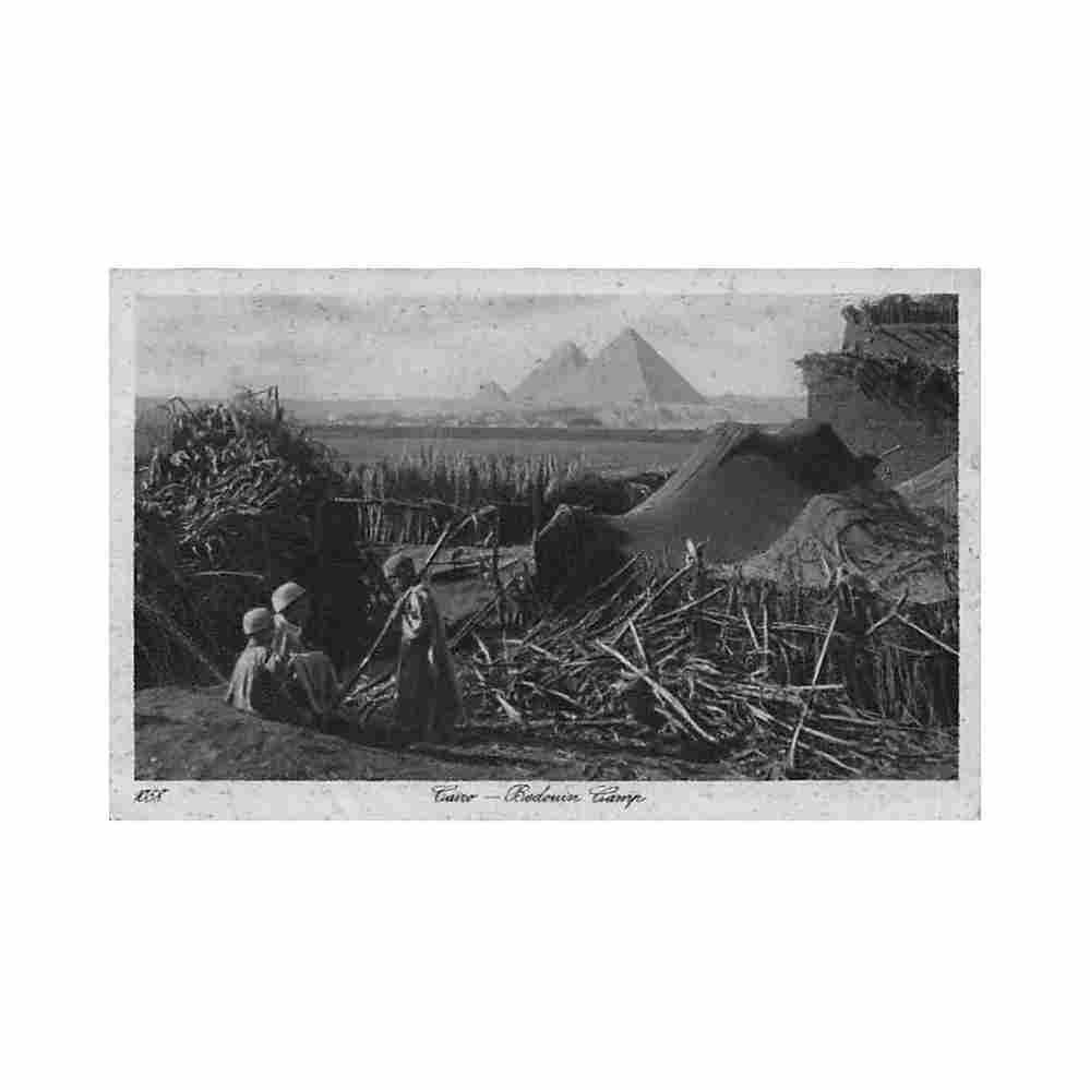 egypt cairo beduin camp lehnert landrock 1058 Vintage A4 Photo Print