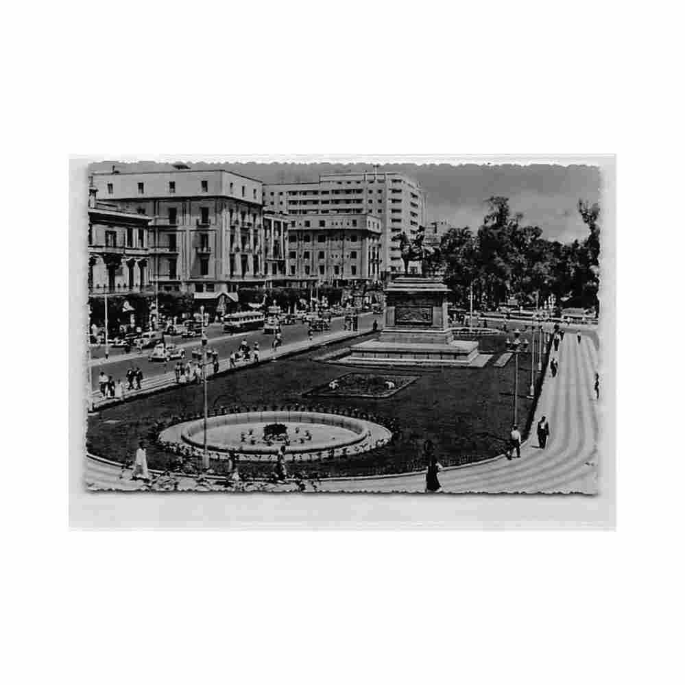 egypt cairo opera square and continental hotel lehnert landrock 76 select tours Vintage A4 Photo Print