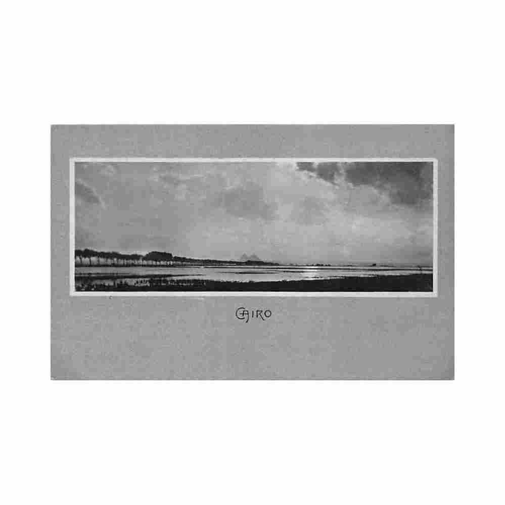 egypt cairo panorama at sunset b edelstein co serie i n 12 Vintage A4 Photo Print