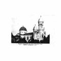 egypt cairo the cathedral of the african missions Vintage A4 Photo Print