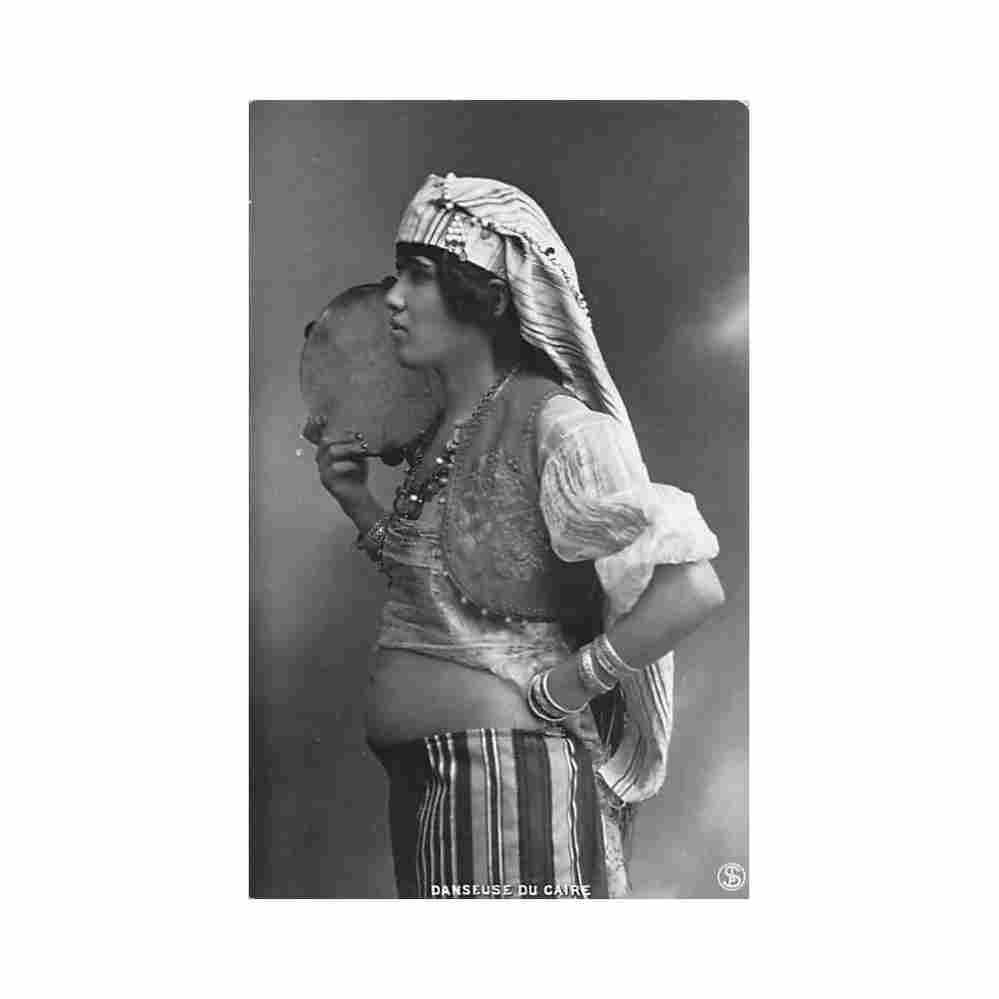 egypt dancing girl from cairo by reiser sip Vintage A4 Photo Print