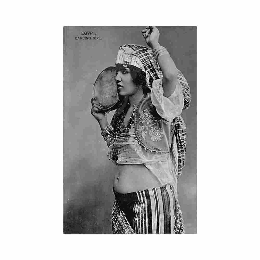 egypt dancing girl lichtenstern harari 6 Vintage A4 Photo Print