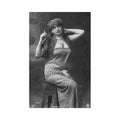 egypt eastern lady reiser sip Vintage A4 Photo Print