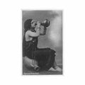 egypt eastern woman drinking the cairo trust Vintage A4 Photo Print