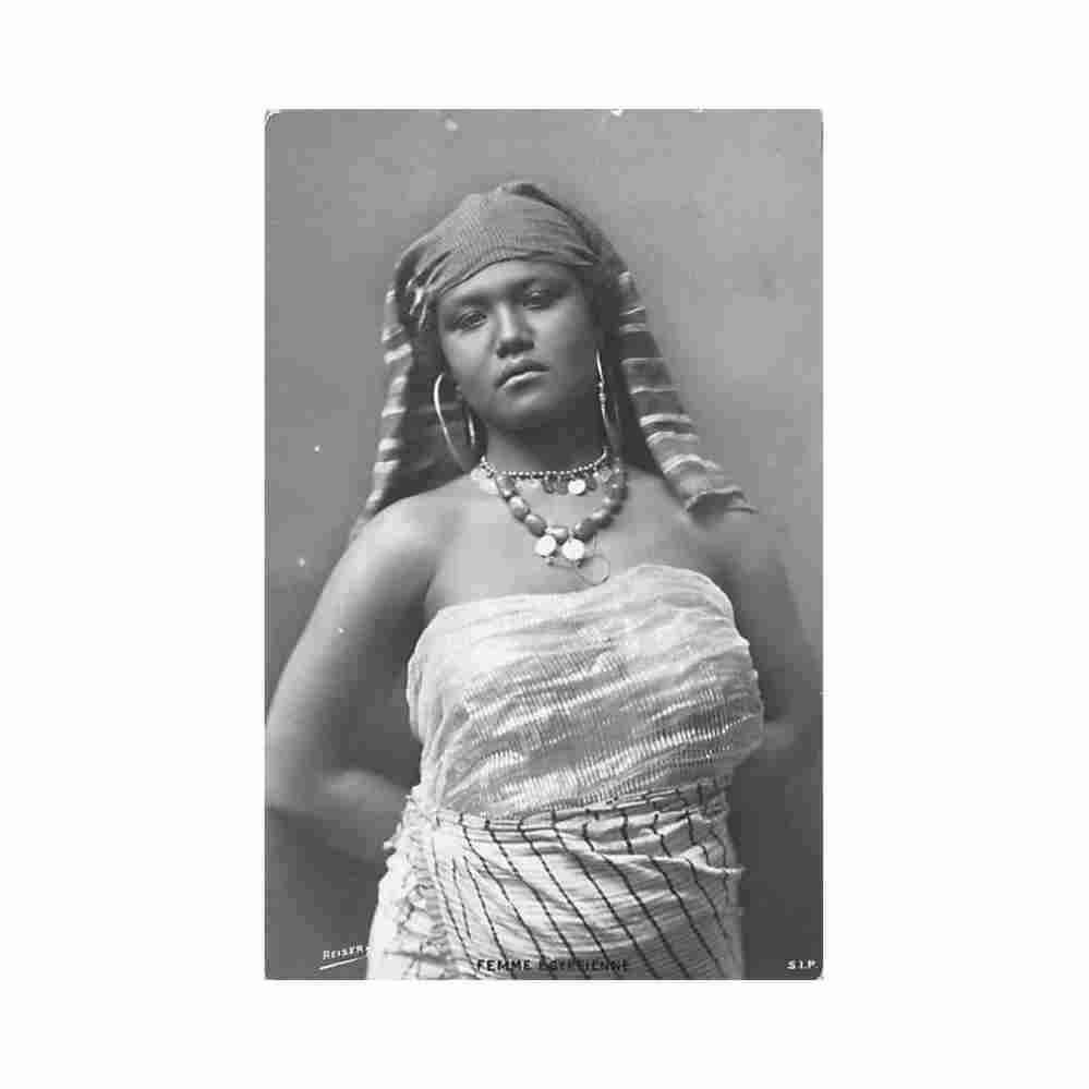 egypt egyptian lady by reiser sip Vintage A4 Photo Print