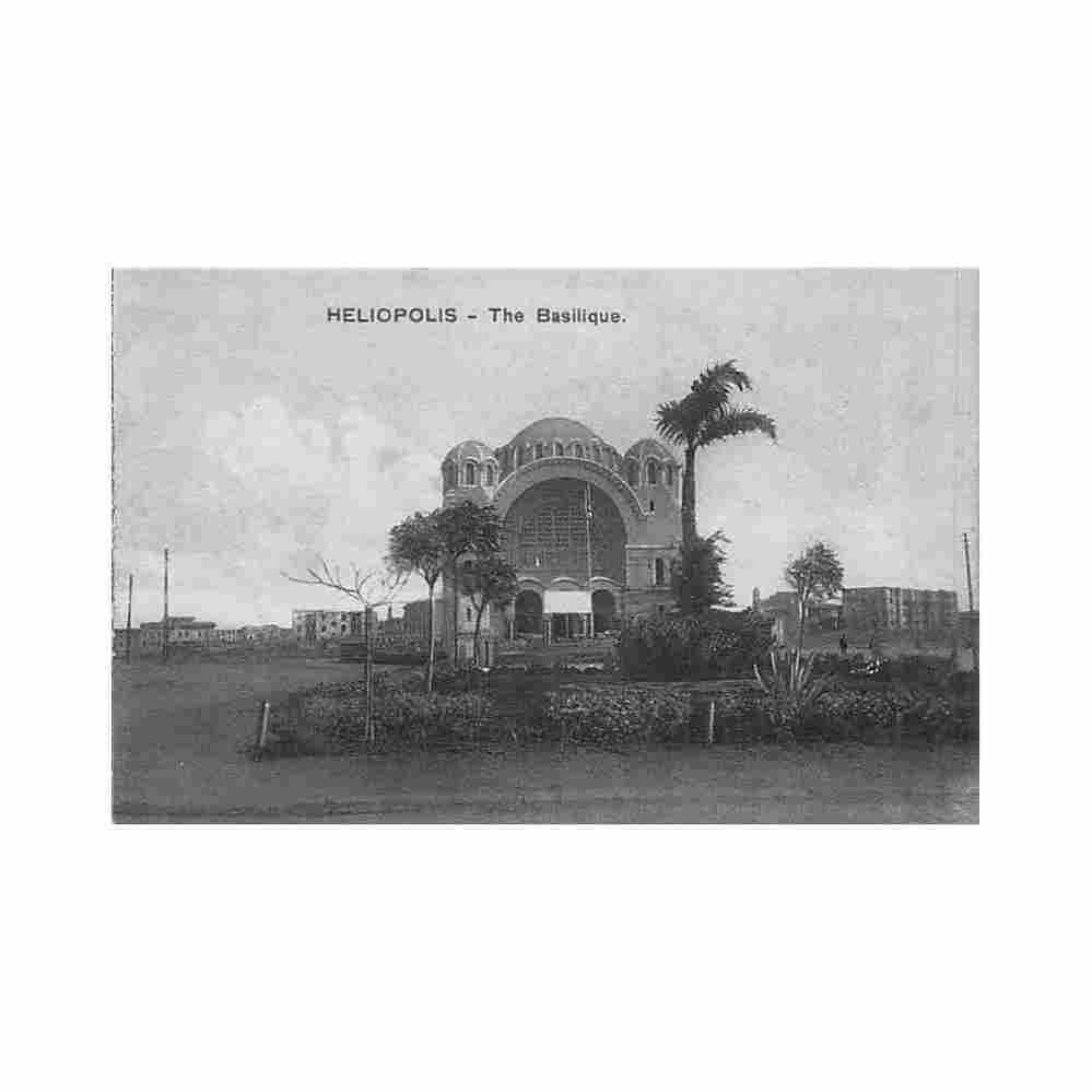 egypt heliopolis the basilica the cairo trust serie 601 Vintage A4 Photo Print