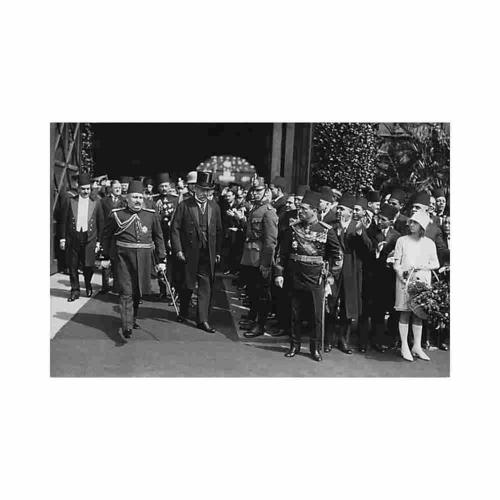 egypt king fuad i on 16 october 1929 Vintage A4 Photo Print