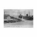 egypt port said po liners china and mantua in the canal levy ll 64 Vintage A4 Photo Print