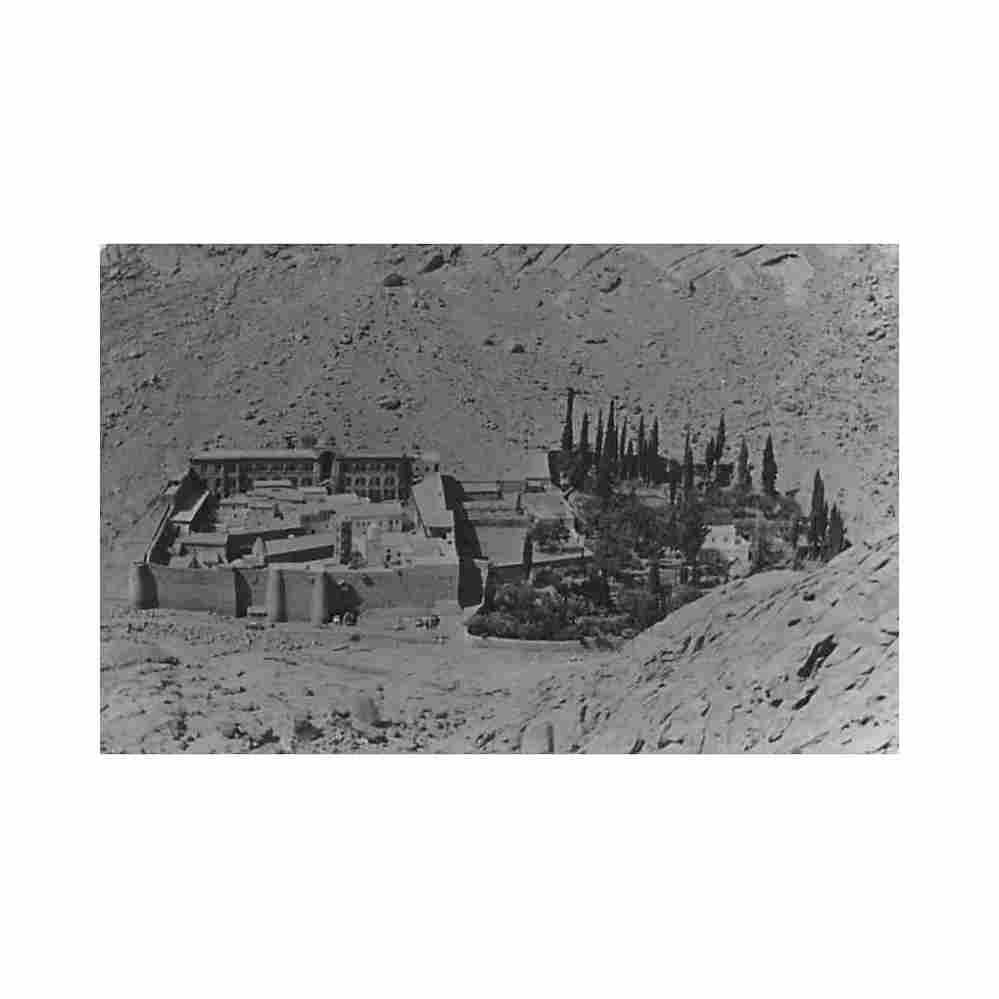 egypt saint catherine s monastery sinai peninsula Vintage A4 Photo Print