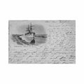 egypt suez canal el firdan curve Vintage A4 Photo Print