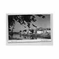 egypt village on the nile spiros n grivas Vintage A4 Photo Print