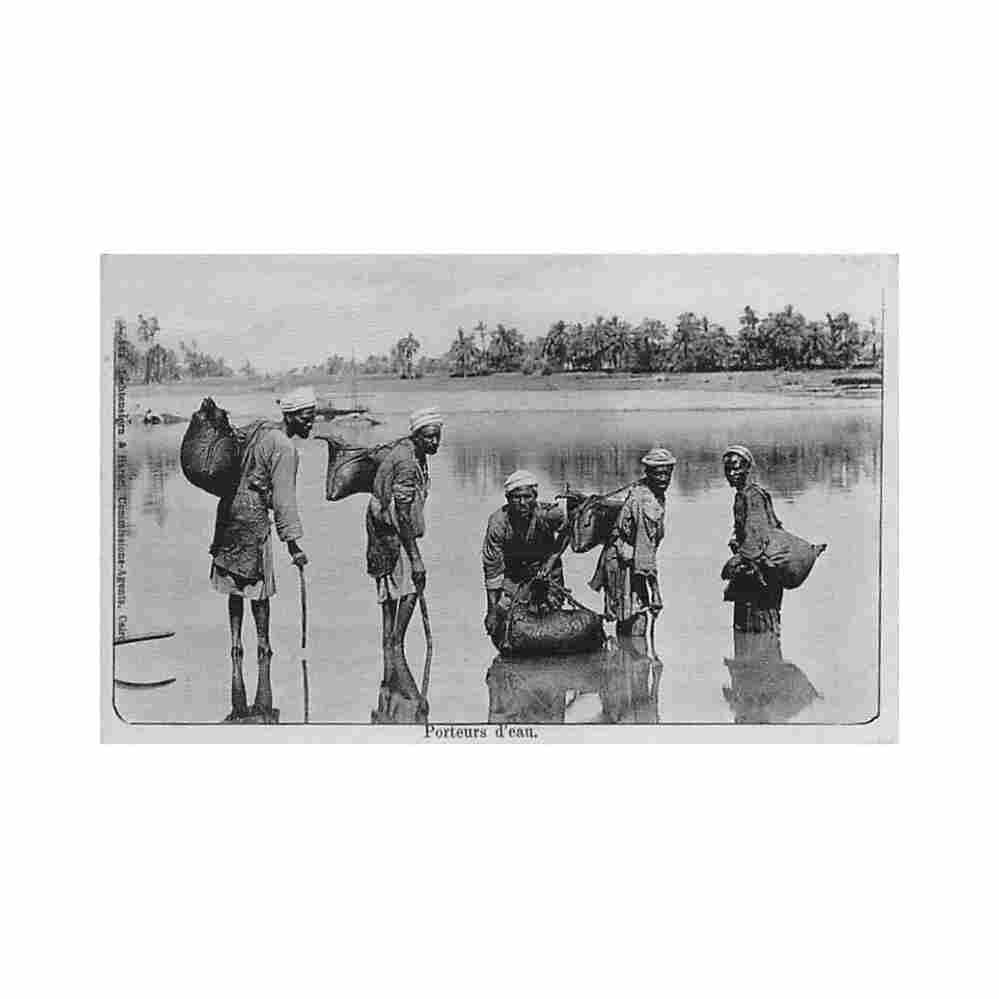 egypt water carriers lichtenstern harari 294 Vintage A4 Photo Print