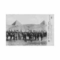 egypt world war one australian troops in front of the pyramids anzac e le deley Vintage A4 Photo Print