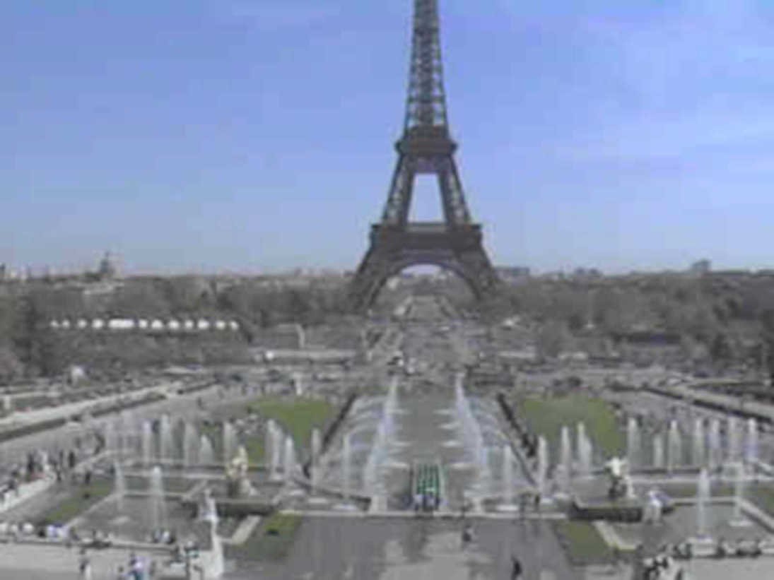 eiffel tower champ1980s 1990s A4 Photo Print