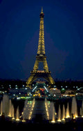 eiffel tower paris 11 1980s 1990s A4 Photo Print