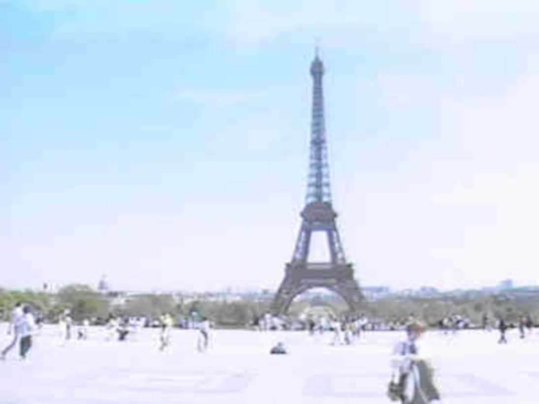 eiffel tower paris 11980s 1990s A4 Photo Print