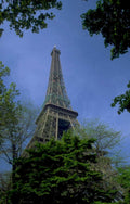 eiffel tower paris 1980s 1990s A4 Photo Print