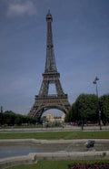 eiffel tower paris 2 1980s 1990s A4 Photo Print