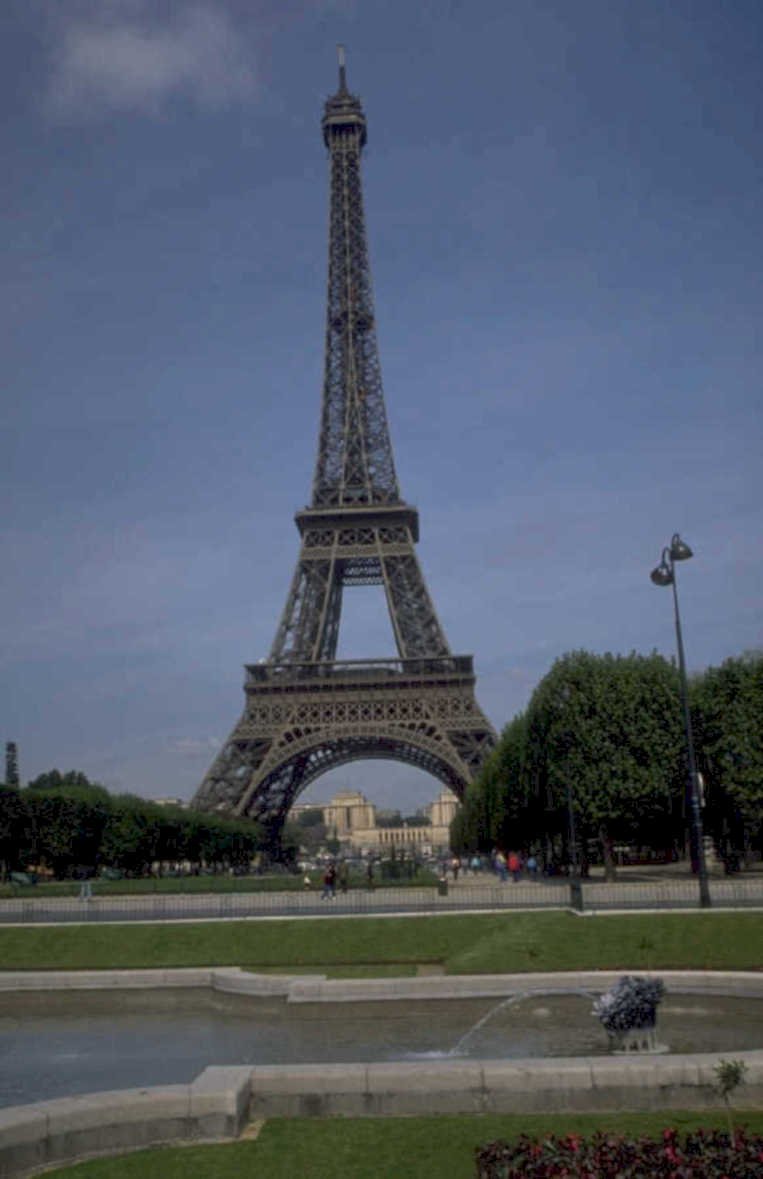 eiffel tower paris 2 1980s 1990s A4 Photo Print