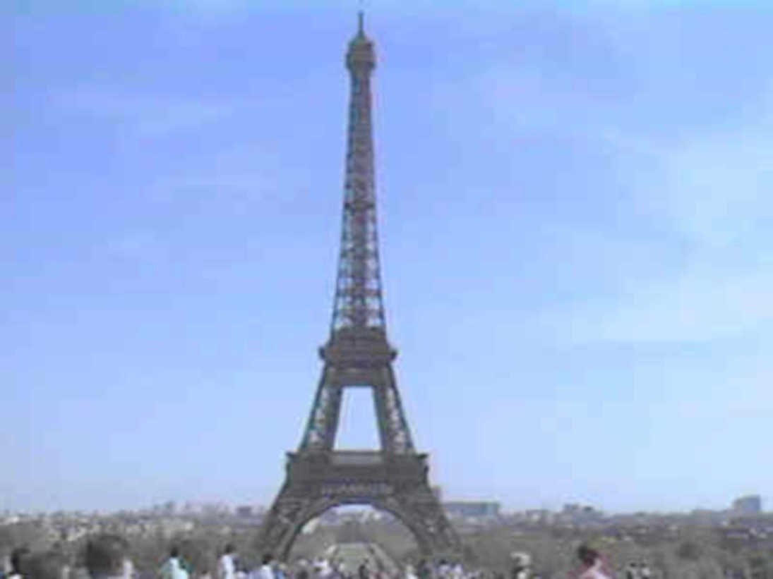 eiffel tower paris 21980s 1990s A4 Photo Print