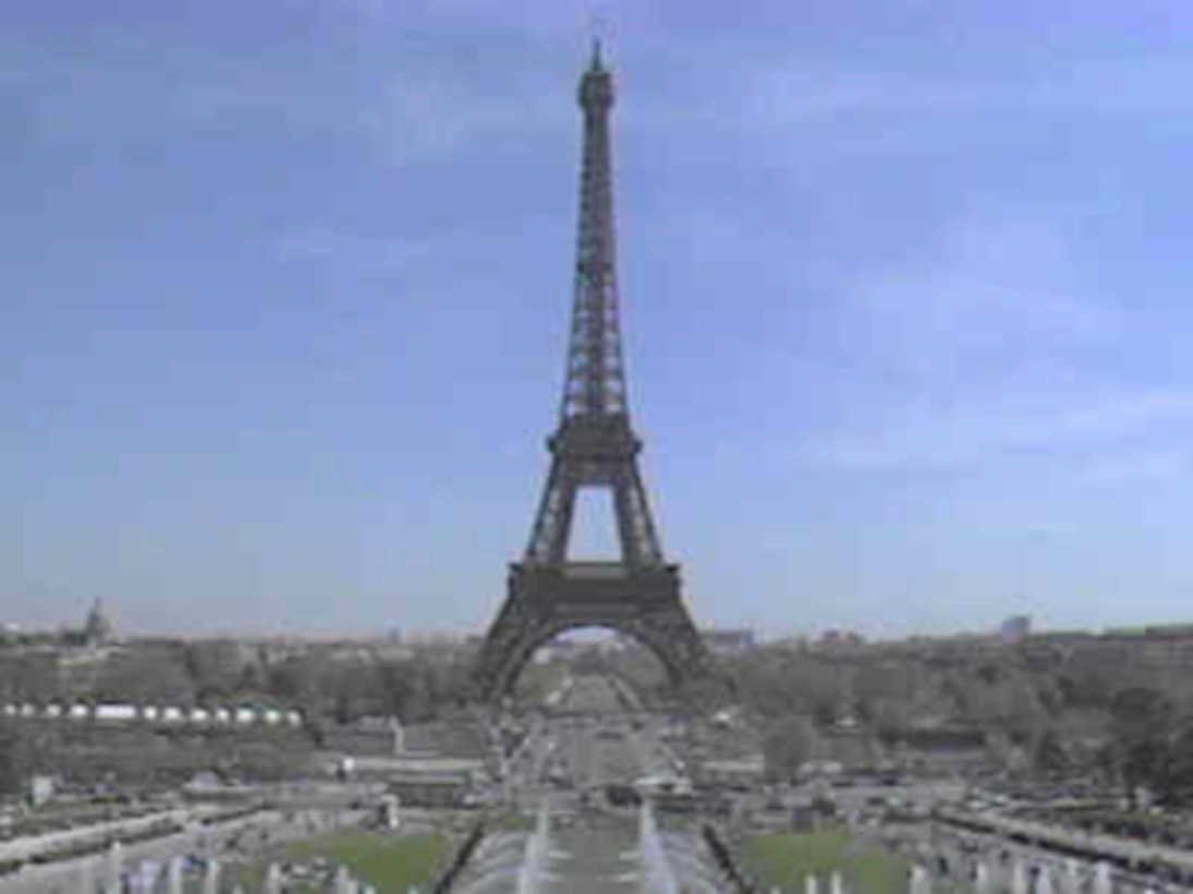 eiffel tower paris 31980s 1990s A4 Photo Print