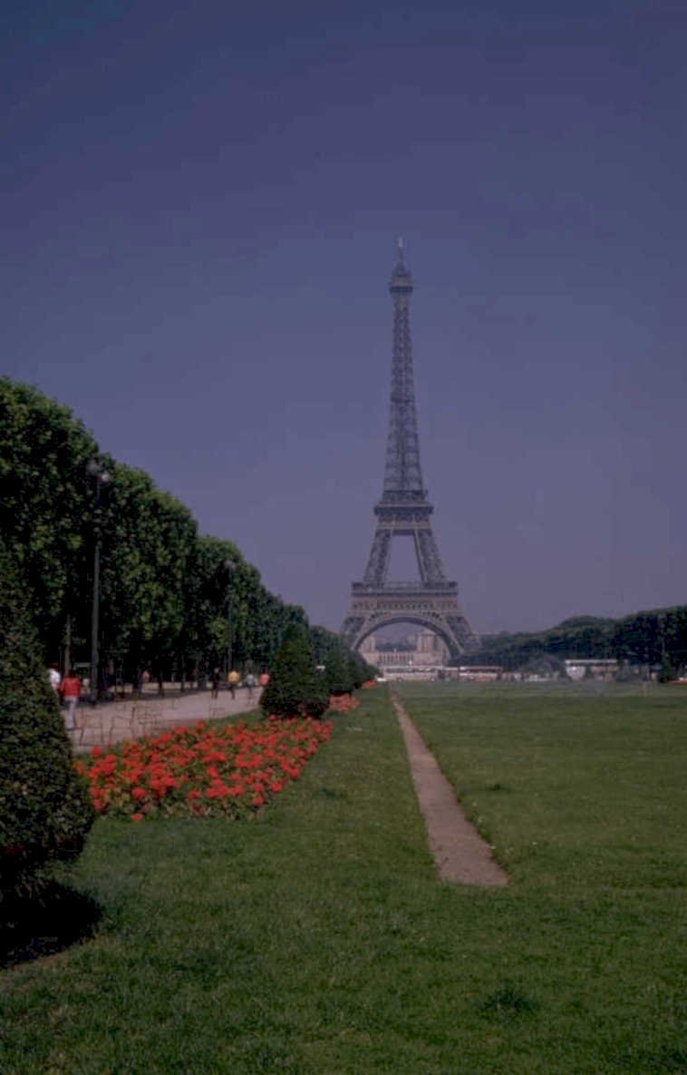 eiffel tower paris 4 1980s 1990s A4 Photo Print