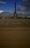 eiffel tower place 1980s 1990s A4 Photo Print