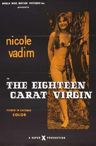 eighteen carat virgin 1972  01 film star poster A4 Photo Print