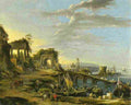 eismann Coastal Landscape with Ancient Ruins Art A4 Photo Print