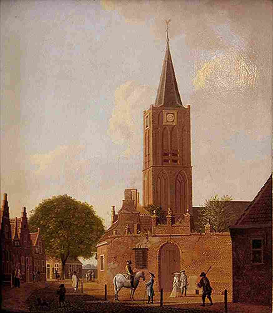 ekels the elder beverwijk view on peperstraat Art A4 Photo Print