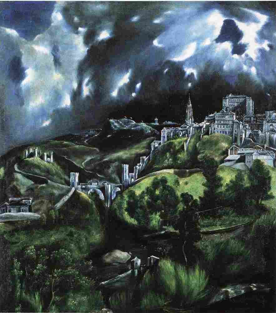 el A View of Toledo Art A4 Photo Print