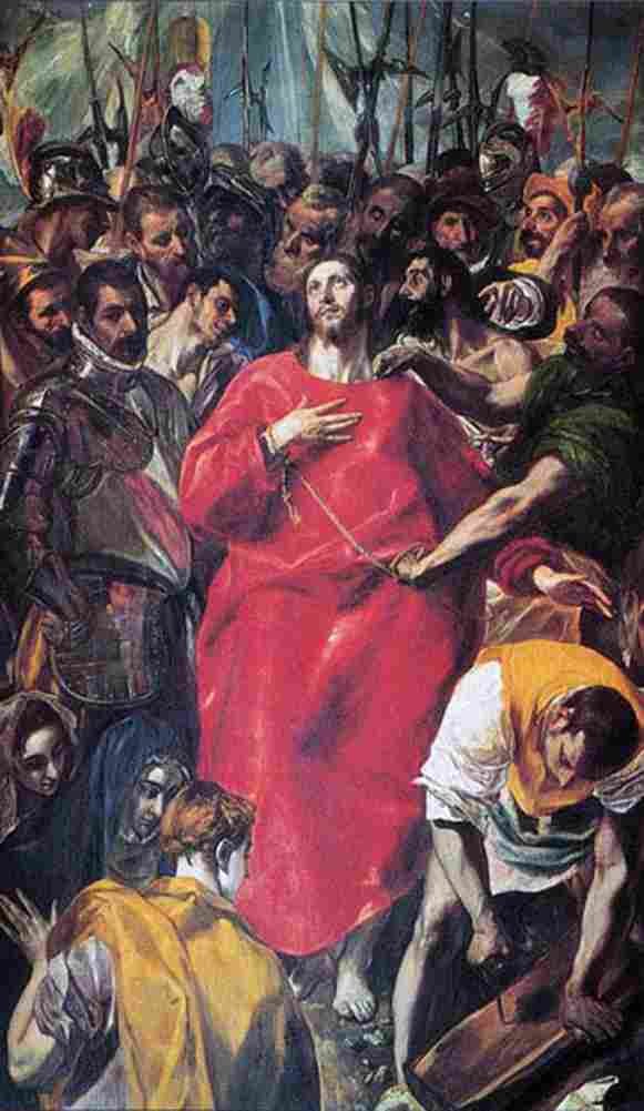 el Disrobing of Christ Art A4 Photo Print
