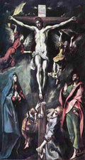 el Greco Crucifixion Art A4 Photo Print