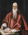 el Saint Jerome as Cardinal Art A4 Photo Print