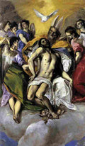el greco the holy trinity Art A4 Photo Print