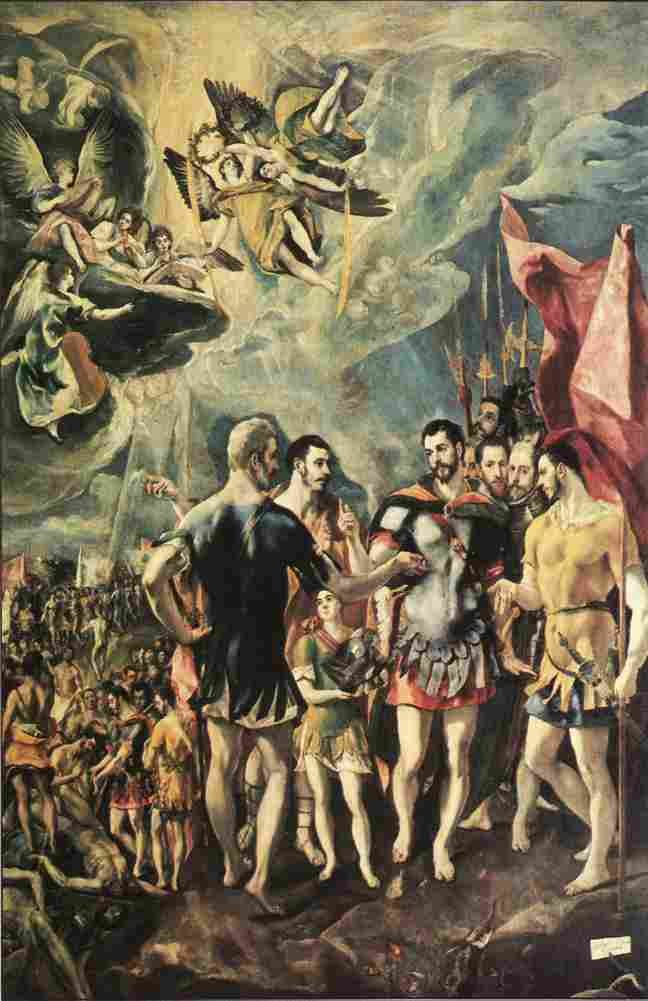 el greco the martyrdom of saint maurice Art A4 Photo Print