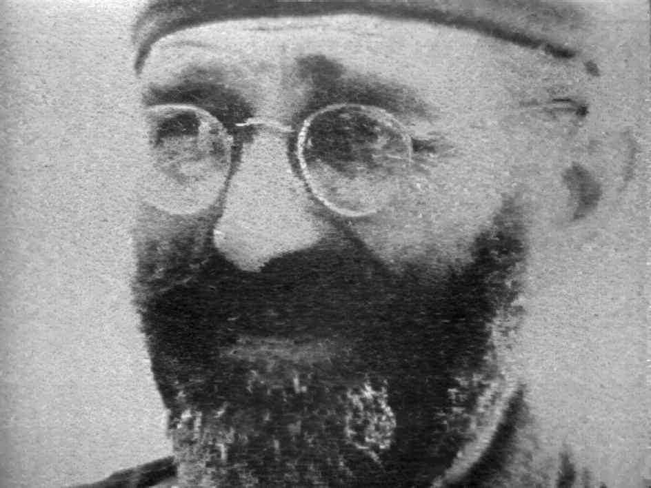 elderly man portrait Vintage world war A4 Photo Print