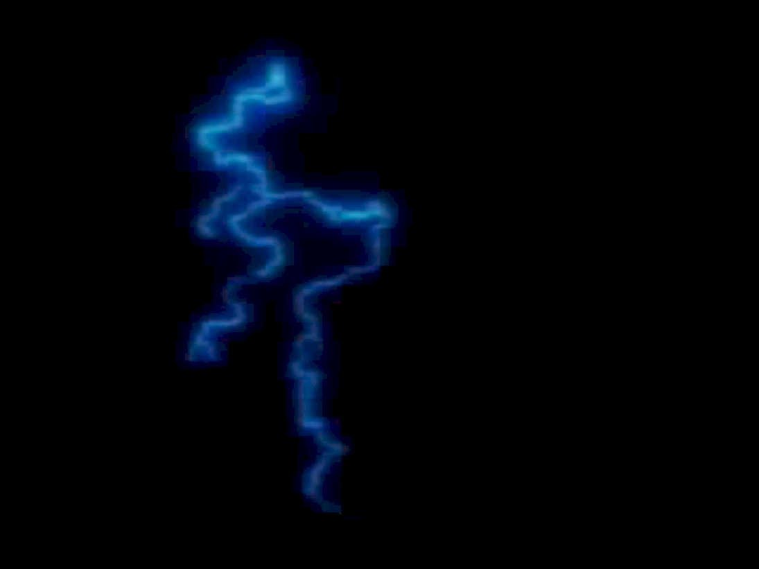 electric lightning bolt1980s 1990s A4 Photo Print