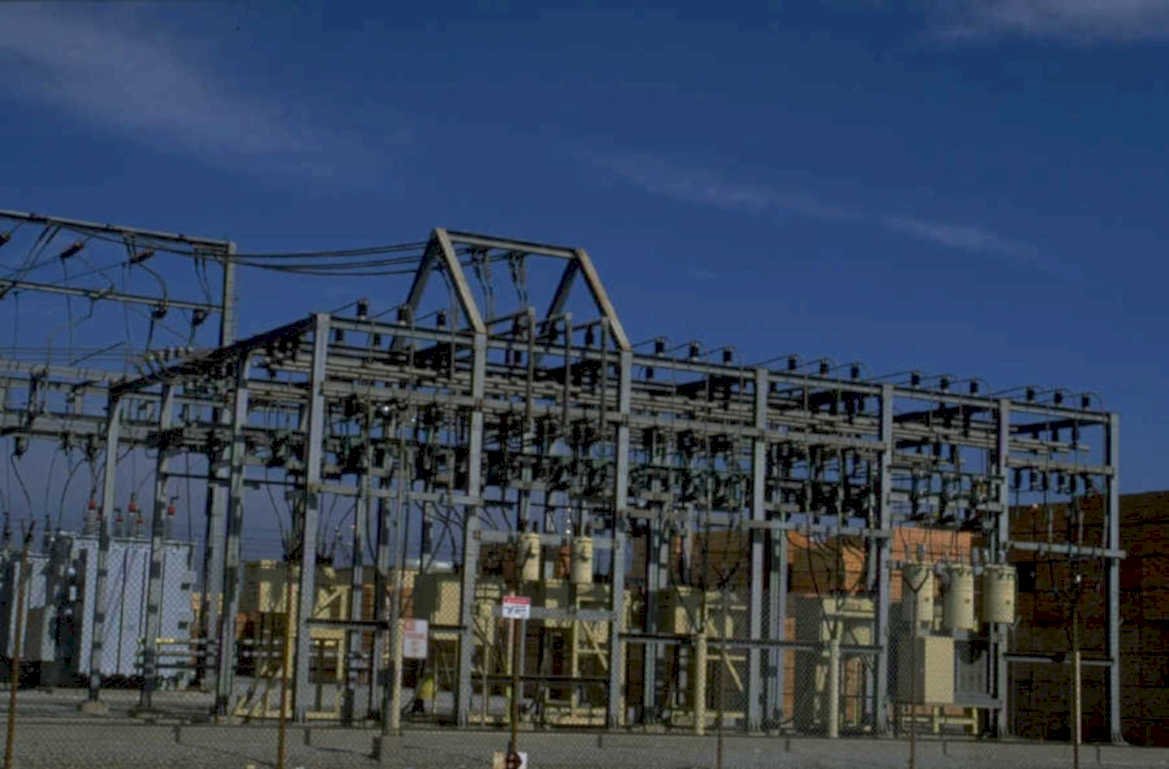 electrical substation danger 1980s 1990s A4 Photo Print