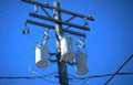 electrical substation pole Vintage A4 Photo Print