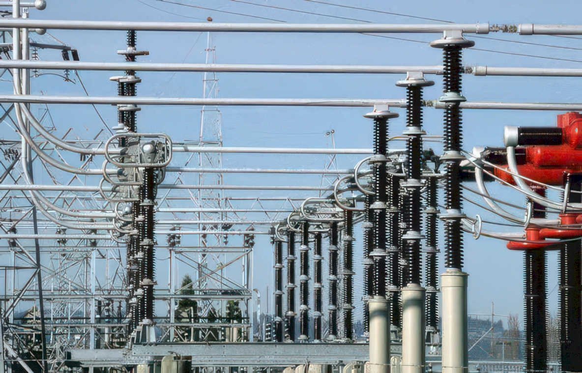 electrical substation tower Vintage A4 Photo Print