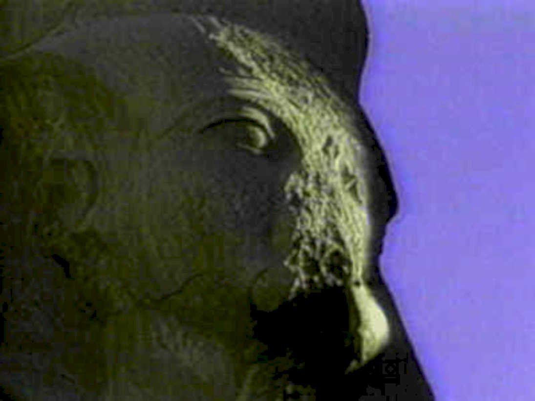 elephant portrait gray1980s 1990s A4 Photo Print